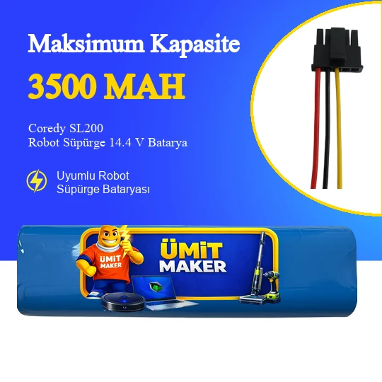 Coredy SL200 Robot Süpürge 3500 mAh Batarya ürün görseli 1