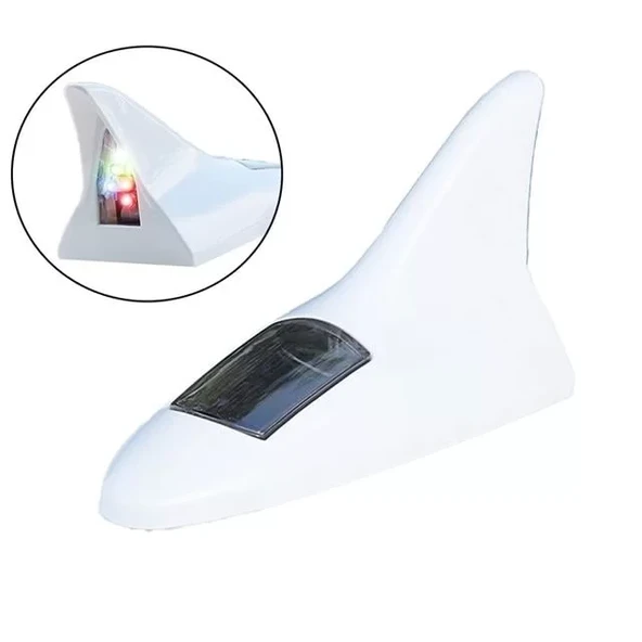 Solar Led Işıklı Shark Oto Anten Lambası ürün görseli 1
