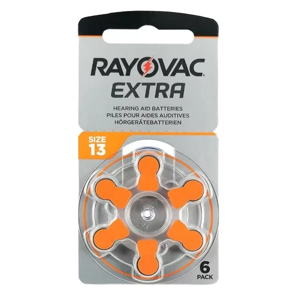 Rayovac 13 Numara Kulaklık Pili 6'Lı Paket ürün görseli 1
