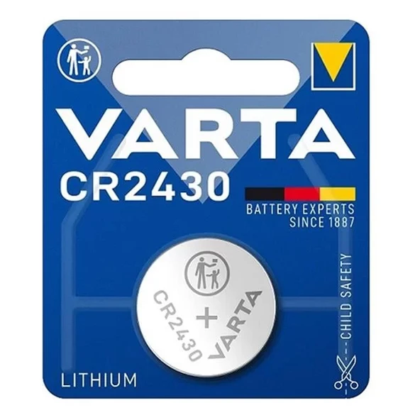 Cr2430 3 Volt Lityum Pil Tekli ürün görseli 1