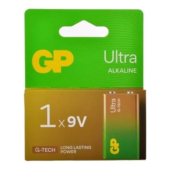 Gp 1604Au-5Tr1 Alkalin 9 Volt Tekli Pil (6Lf22/6Lr61/6Lp3146/Mn1604) ürün görseli 1