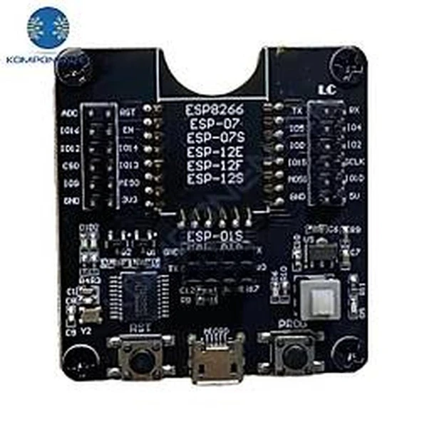 ESP8266 Programlayıcı ve Geliştirme Kartı ESP-01S ESP-07 ESP-12 Serisi Uyumlu Test Modülü ürün görseli 1