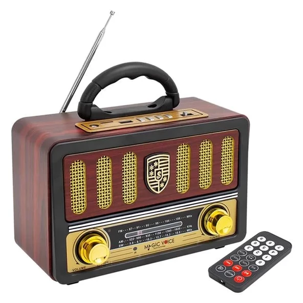 Magicvoice Mv-114Bt Usb - Sd - Fm - Bluetooth Destekli Nostaljik Radyo ürün görseli 1