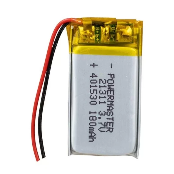 401530 3.7 Volt 180 Mah Lityum Polimer Pil ürün görseli 1