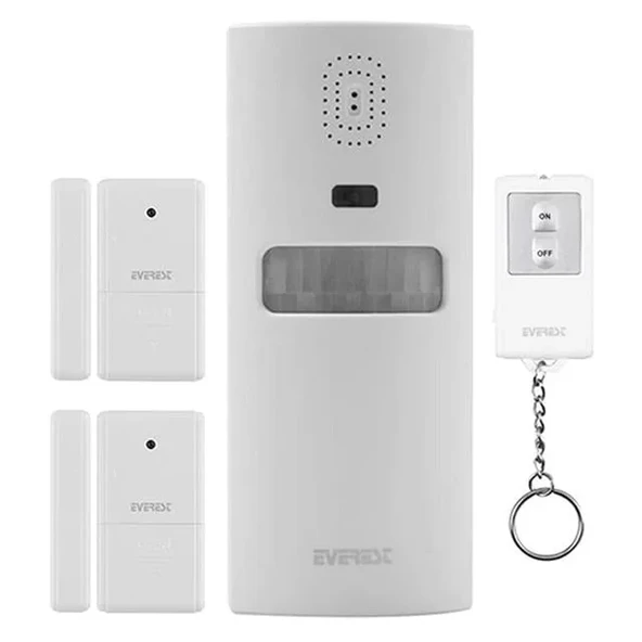 Everest Eg-9830 Pır Kızılötesi Hareket Sensörlü Güvenlik Alarmı Uzaktan Kumandalı ürün görseli 1
