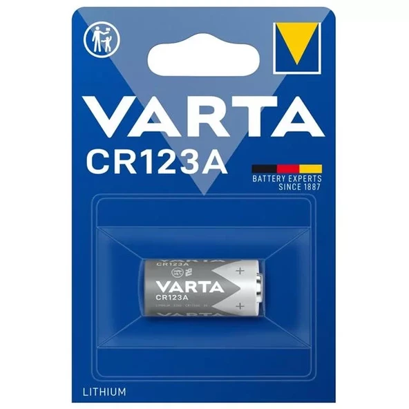 Cr123A 3 Volt Lityum Pil Tekli ürün görseli 1