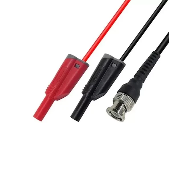 2X 4Mm Banana Fişli Bnc Kablo ürün görseli 1