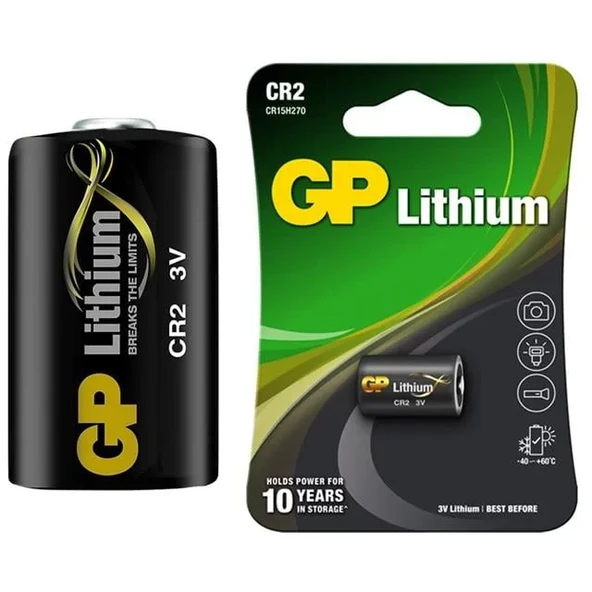 Gp Cr2 3 Volt Lityum Fotoğraf Makinesi Pili ürün görseli 1