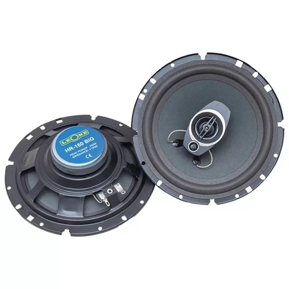 Leone Hr-160 Bıg 16 Cm 4 Ohm 2'Li Takım 250 Watt Oto Hoparlör ürün görseli 1