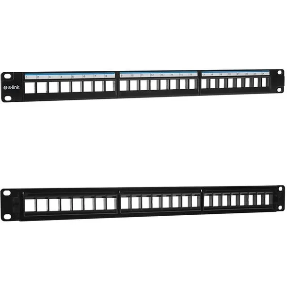 S-Link Sl-F24N Jack'Sız 24'Lü Patch Panel ürün görseli 1