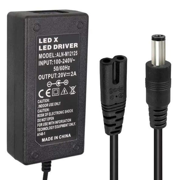 Pm-31056 20 Volt - 2 Amper 5.5*2.5 Mm Uçlu Adaptör (Lenovo Ibm Notebook) ürün görseli 1