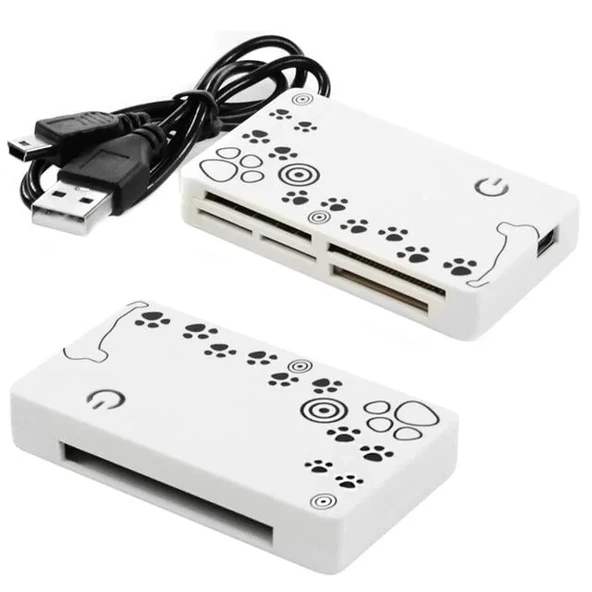 Narita Ht-02A Usb 2.0 Support Sd-Mmc-Mini Sd-T Flash-Ms-Ms Pro All In One Çoklu Kart Okuyucu ürün görseli 1