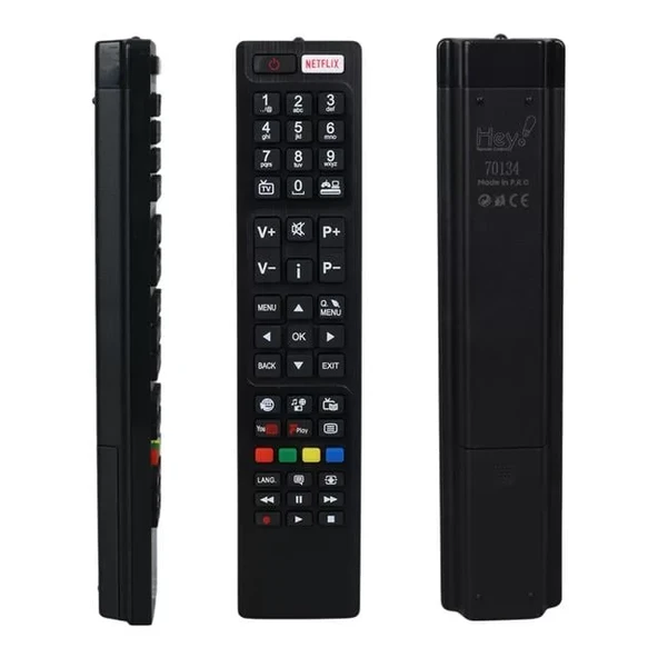 Hey Küçük Kalıp Vestel Netflix - Youtube - Play Tuşlu Lcd Led Tv Kumanda Rc4848F Rc5 30094759 ürün görseli 1