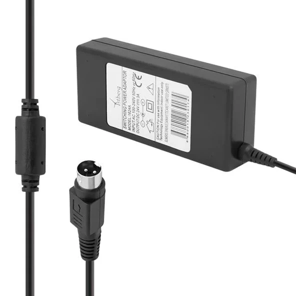 Fully 1605K 24 Volt 3 Amper 3 Pinli Plastik Kasa Masaüstü Printer Adaptörü ürün görseli 1