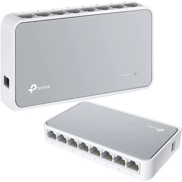 Tp-Link Tl-Sf1008D 8-Portlu 10/100Mbps Masaüstü Switch ürün görseli 1