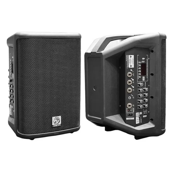 Shile Pm-8Au 120W Rms 8" Şarjlı Taşınabilir Aktif Kabin Hoparlör Dsp, Tws, Bluetooth, Mp3 Destekli ürün görseli 1
