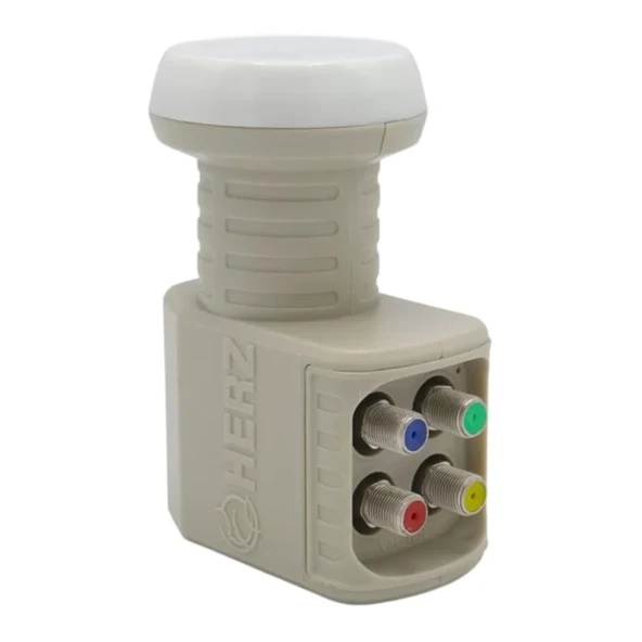 Herz Hr-905 Digital Quattro Santral Tipi Ku-Band Lnb - Altın Uçlu 0.1Db ürün görseli 1
