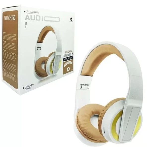 Magicvoice Wh-Ch760 Kablosuz Bluetooth Kulaküstü Tasarım Kulaklık ürün görseli 1