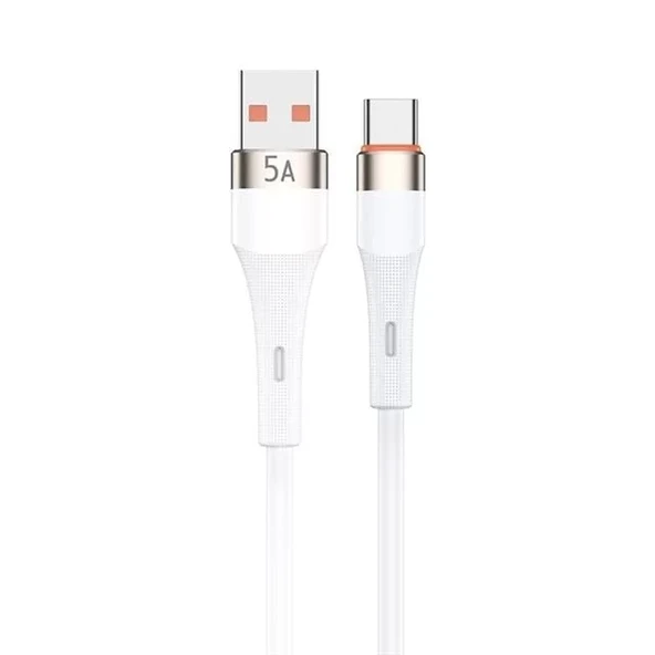 Hc05 Örgülü 5 Amper Usb To Type- C 1 Metre Şarj Data Kablosu ürün görseli 1