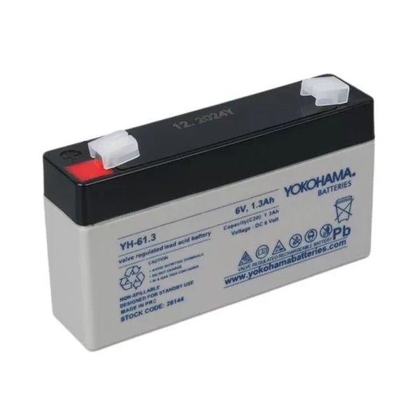 Yokohama Yh-61.3 6 Volt - 1.3 Amper Akü (98X25X52 Mm) ürün görseli 1