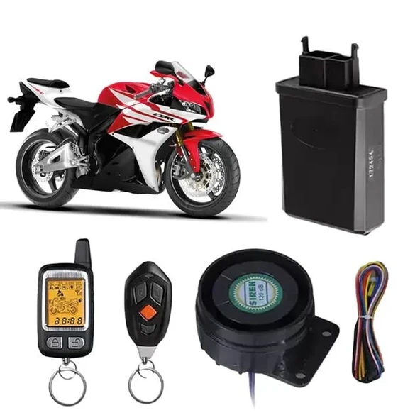 Powermaster Pm-22737 Spy 120 Desibel Sesli Ve Titreşimli Motosiklet  Alarm Sistemi ürün görseli 1