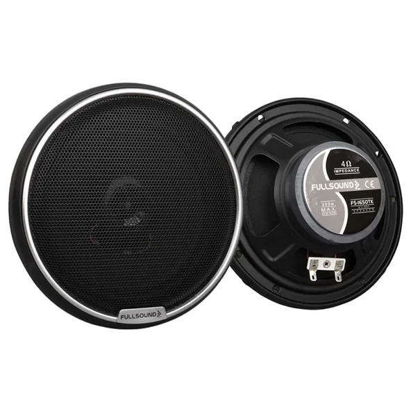Fullsound Fs-1650Tk 16 Cm 6'' 200 Watt Tweeterlı Kapaklı Oto Hoparlör (2'Li Takım) ürün görseli 1