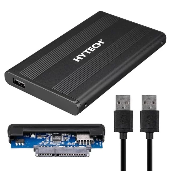 Hytech Hy-Hdc20 2.5" Usb 2.0 Sata Harici Hard Disk Kutusu Siyah ürün görseli 1
