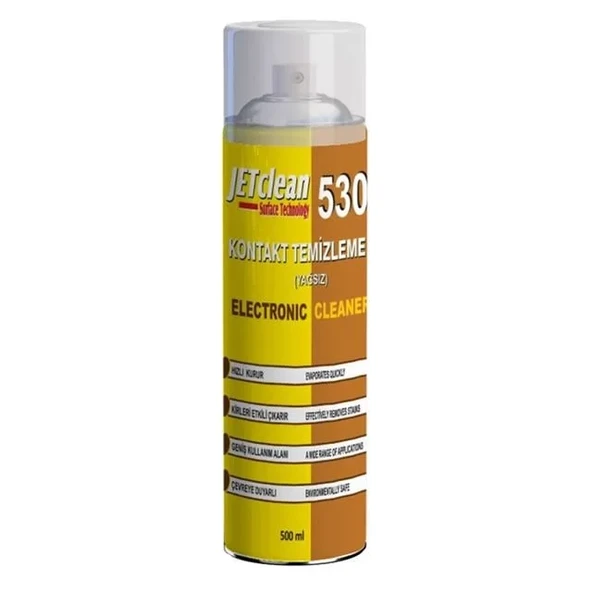 Jetclean 530 500 Ml Kontak Yağsız Sprey ürün görseli 1
