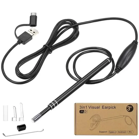 Powermaster Pm-22161 3In1 Usb Kulak Muayene Endoskop Kamera ürün görseli 1