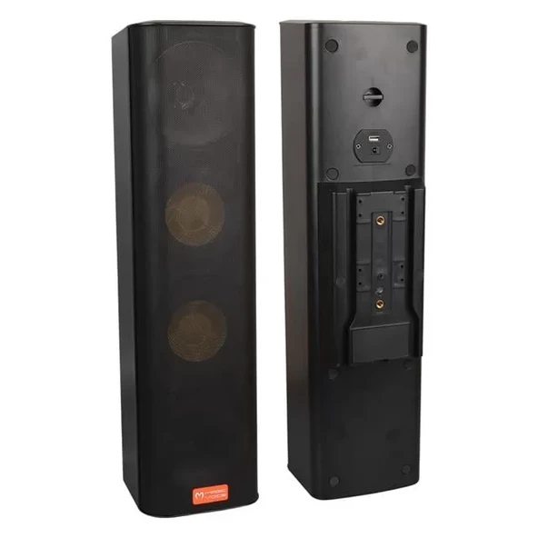 Magicvoice Mv-28 2X13 Cm 40 Watt Komütatörlü Hat Trafolu Siyah Dikey Sütun Hoparlör (Tekli Paket) ürün görseli 1