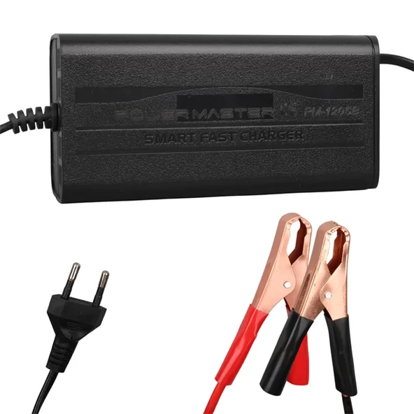 Powermaster Sy-1205B 12 Volt 5 Amper Akıllı Akü Şarj Cihazı ürün görseli 1