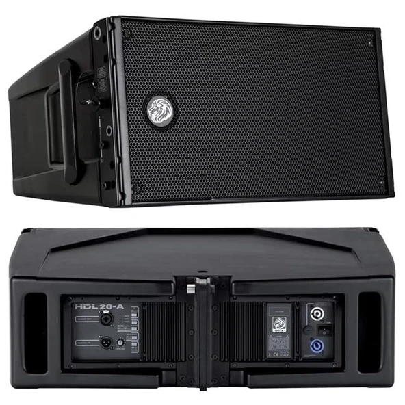 Shile Hdl20-A 2X10" 1400 Watt 2 Yollu Profesyonel Aktif Line Array Kabin Hoparlör ürün görseli 1