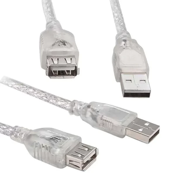 S-Link Usb 2.0 Şeffaf 10 Metre Usb Uzatma Kablosu ürün görseli 1