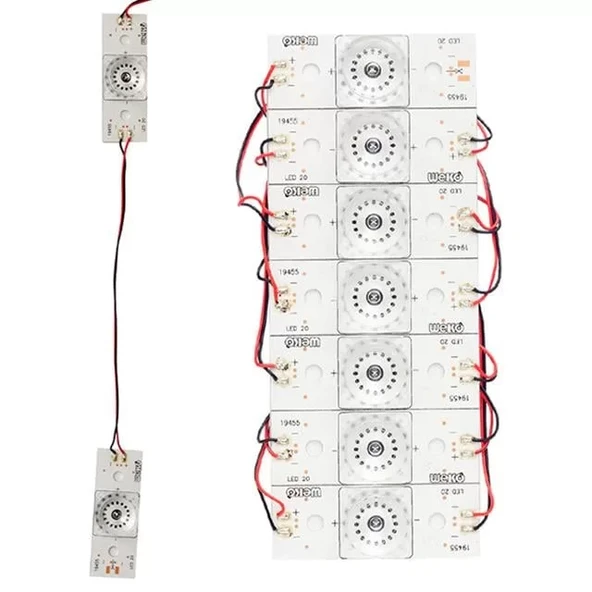 6 Volt Tek Kablolu Birbirine Bağlı Led ürün görseli 1