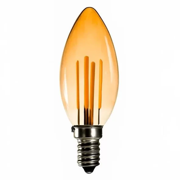 Ledx Br-Al05 400 Lümen 5W Amber E14 Rustik Ampul ürün görseli 1