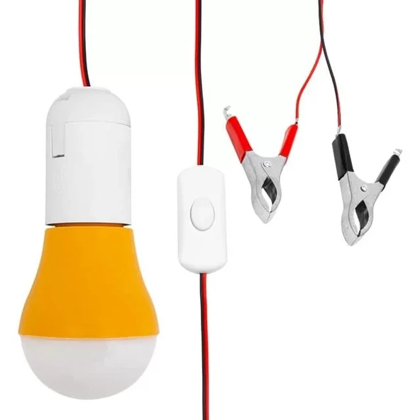 12 V Led Ampul Akü Maşalı ürün görseli 1