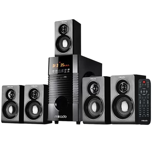 Md-856Bt Usb-Sd-Fm Destekli Multimedya 5+1 Bluetooth Speaker ürün görseli 1