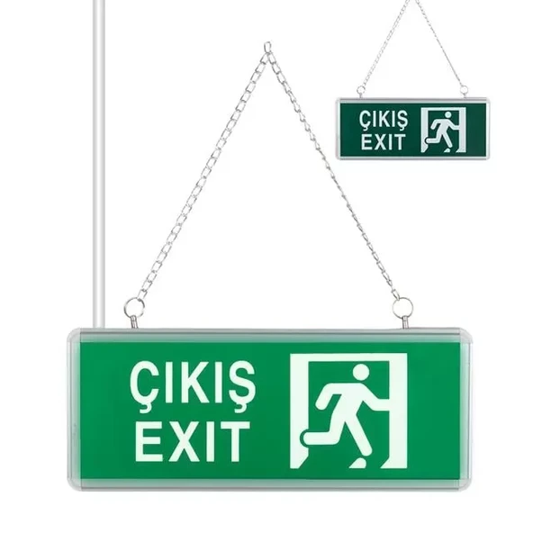 Zmr Zmr-670/Y.00 3W Tek Yön Acil Çıkış Yönlendirme Tabelası - Lambası (38X30X36Mm) ürün görseli 1