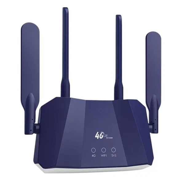 R8B 300 Mbps 2.4 Ghz Menzil Genişletici 1 Portlu Wifi Router 4 Antenli ürün görseli 1