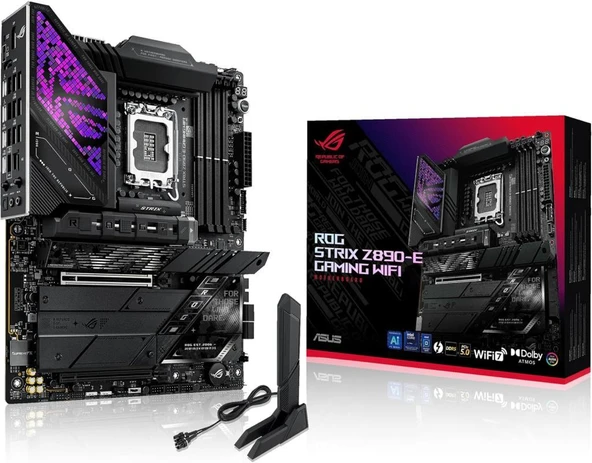 Asus ROG Strix Z890-E Gaming Wi-Fi Intel LGA1851 DDR5 ATX Anakart Outlet ürün görseli 1