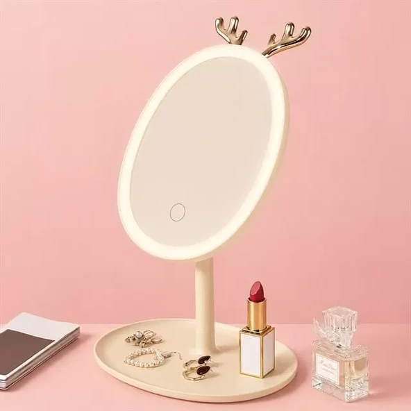 Pm-7420 Wireless Şarj Özellikli Ledli Makyaj Aynası ürün görseli 1
