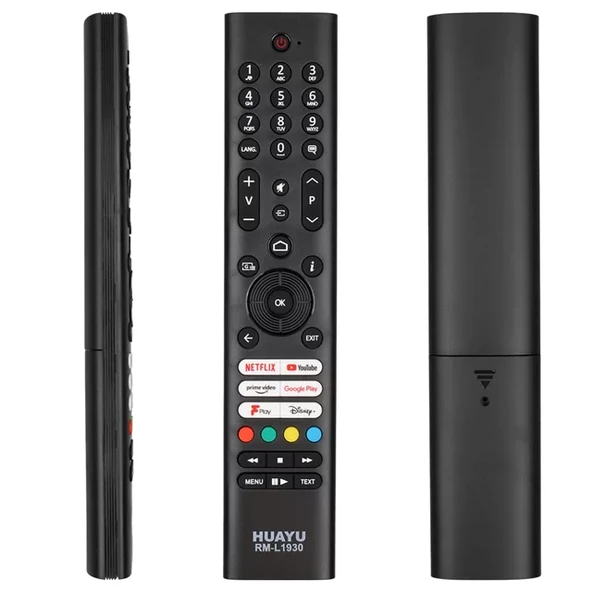 Rm-L1930 Netflix Prime Video Google Play Disney+ Tuşlu Lcd Led Tv Kumanda ürün görseli 1