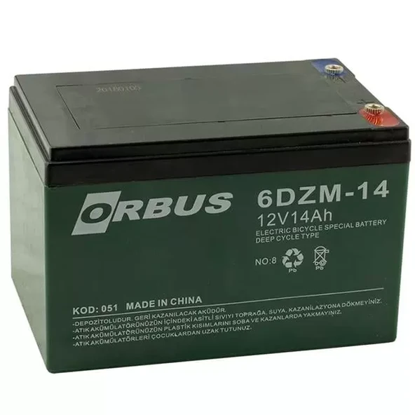 Kıjo 12 Volt 14 Amper Elektrikli Bisiklet Aküsü (150X97X95 Mm) ürün görseli 1