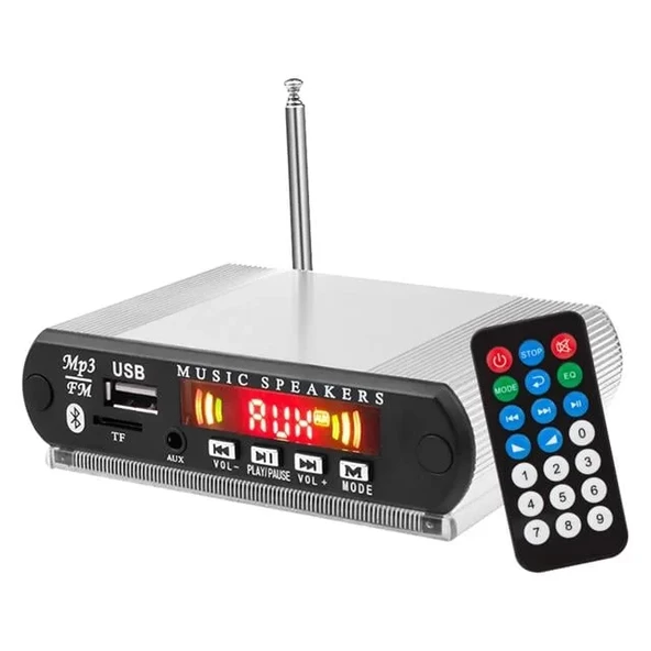 Magicvoice Usb-Sd-Mmc-Aux-Bluetooth Kumandalı Oto Teyp Çevirici (Kasalı Model) ürün görseli 1