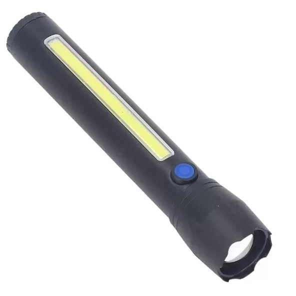 Metal Flashlight Power Ledli Şarjlı El Feneri Pm-14621 ürün görseli 1