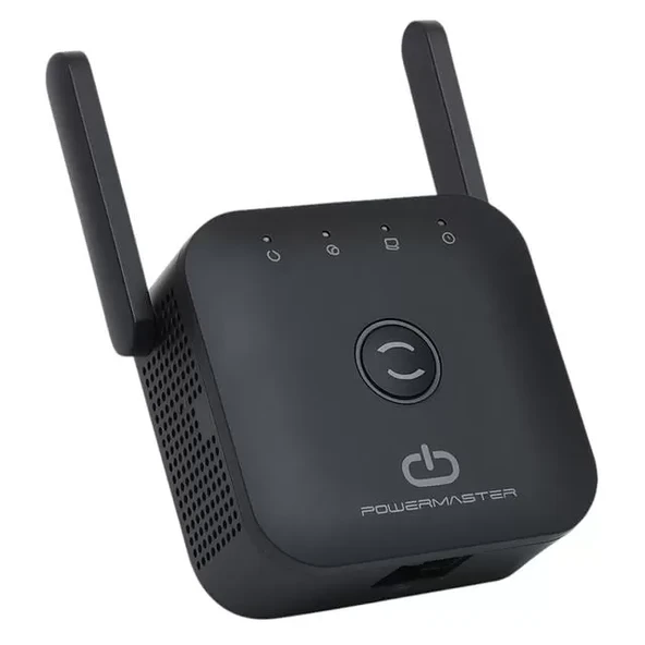 Powermaster Pw-Wr22 300 Mbps 2.4 Ghz 2 Anten Wifi Router Repeater Access Point Priz Tipi ürün görseli 1