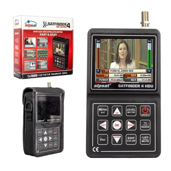 Alpsat Satfinder 4 Hd 3.5'' Lcd Ekranlı Uydu Yön Bulucu (As04-Hdu) ürün görseli 1
