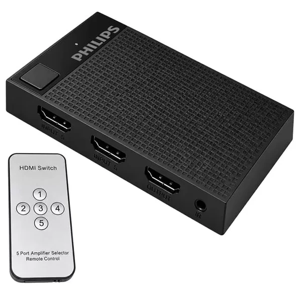 Swv9023D/93 5-Giriş 1-Çıkış 4K Hdmı Switch (Seçici) ürün görseli 1