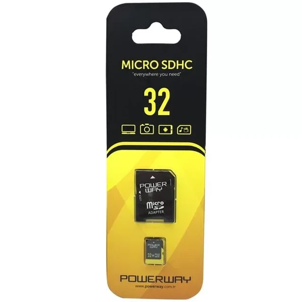 Pwr-32 32 Gb Micro Sd (Class 10) Hafıza Kartı ürün görseli 1