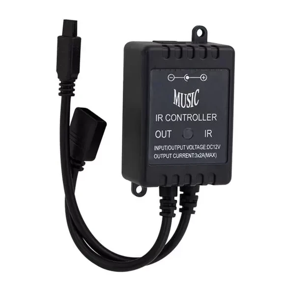 Ir Kumandalı Renk Değiştiren Müziğe Sese Duyarlı Rgb Led ürün görseli 1